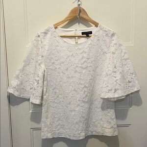 Banana Republic Cream Lace Blouse